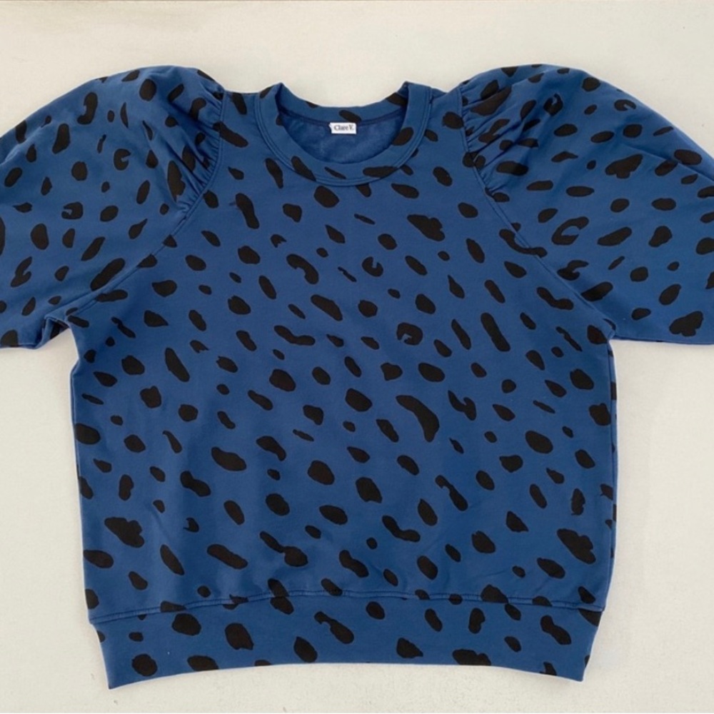 Clare V Puff Sleeve Sweatshirt